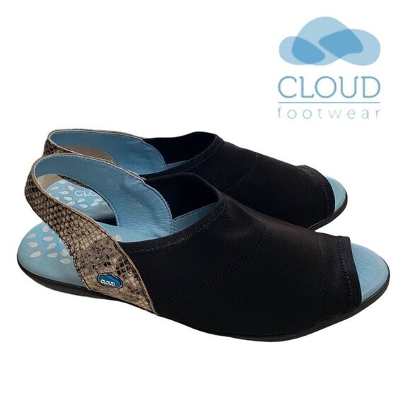 CLOUD FOOTWEAR Piton Boa Cuteness Sandals NEW 39 8 8.5 - Picture 2 of 6